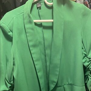 SHEIN Vibrant Green Blazer